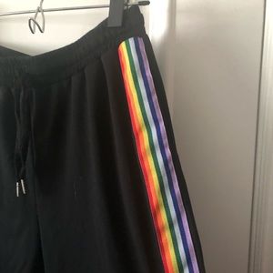 Rainbow Trim Joggers